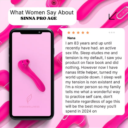 Sinna Pro Age premium Wellness Vibrator - Body - Safe Materials